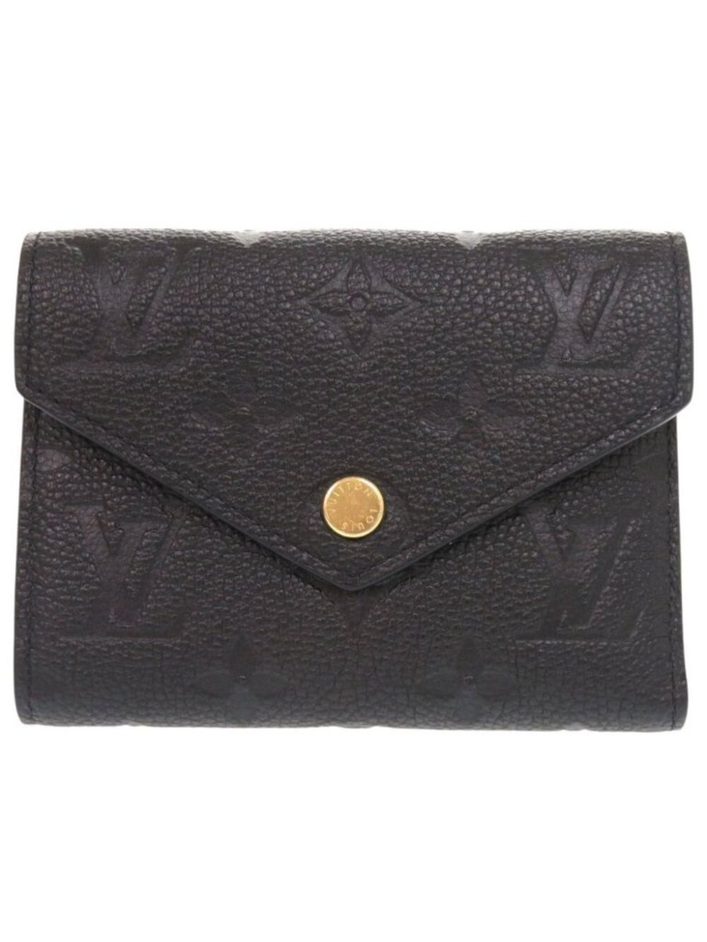 Louis Vuitton Portefeuille Victorine Monogram Empreinte IC Black Trifold Wallet